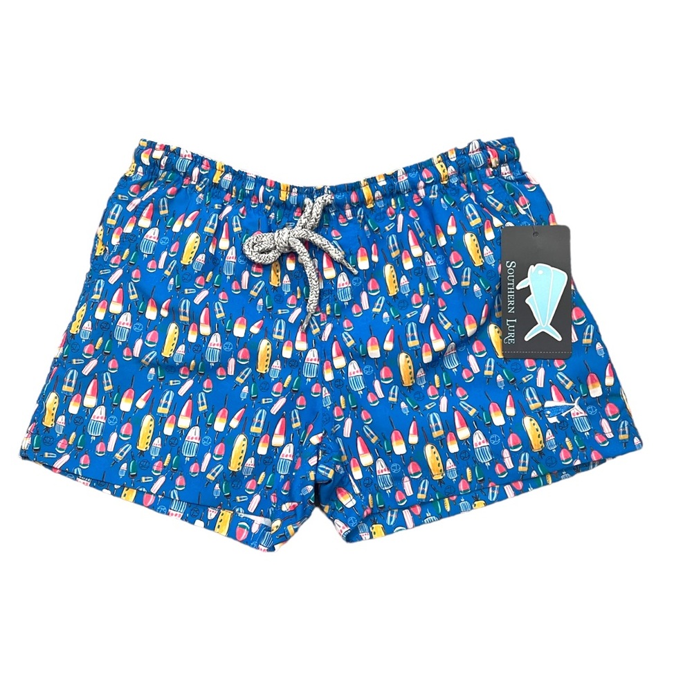 Southern Lure Printed Swim- Bobbers Fishing - Ocean Blue Boys 6, 7
